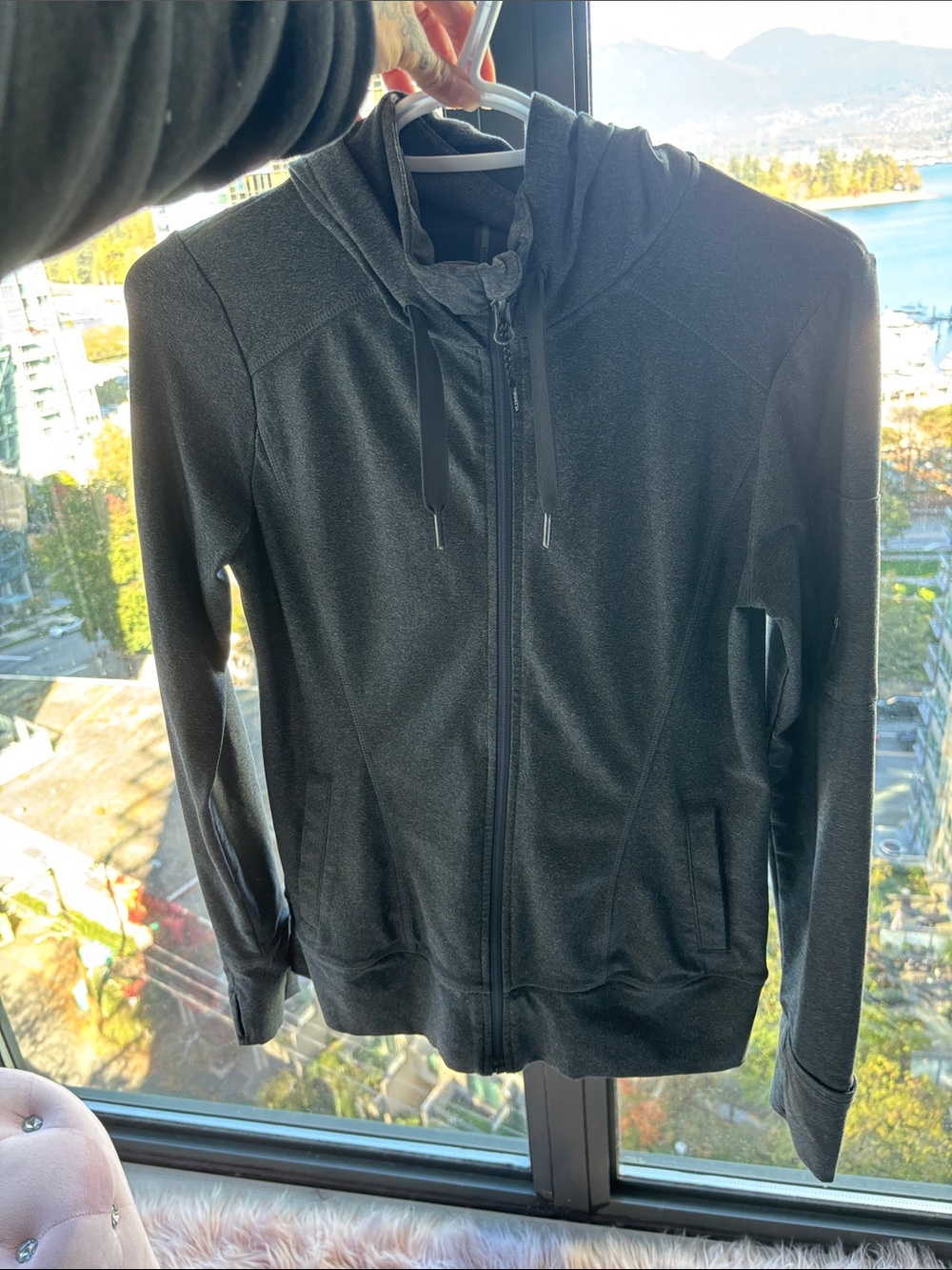 Mondetta Black Full-Zip Hoodie Jacket